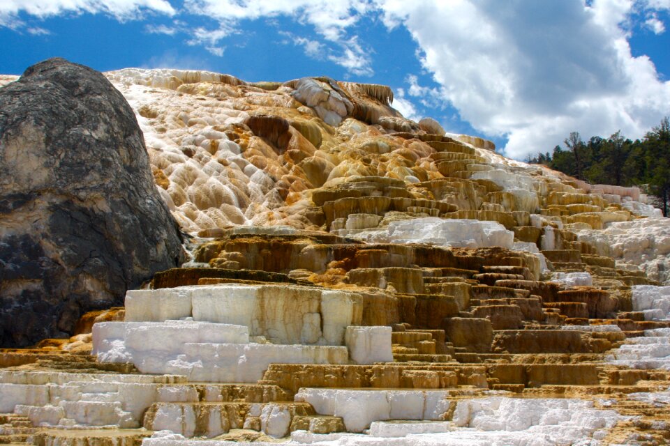 Terraces hot springs