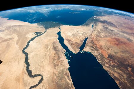 The nile red sea