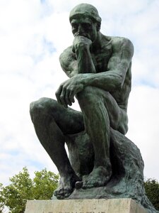 The thinker auguste rodin photo