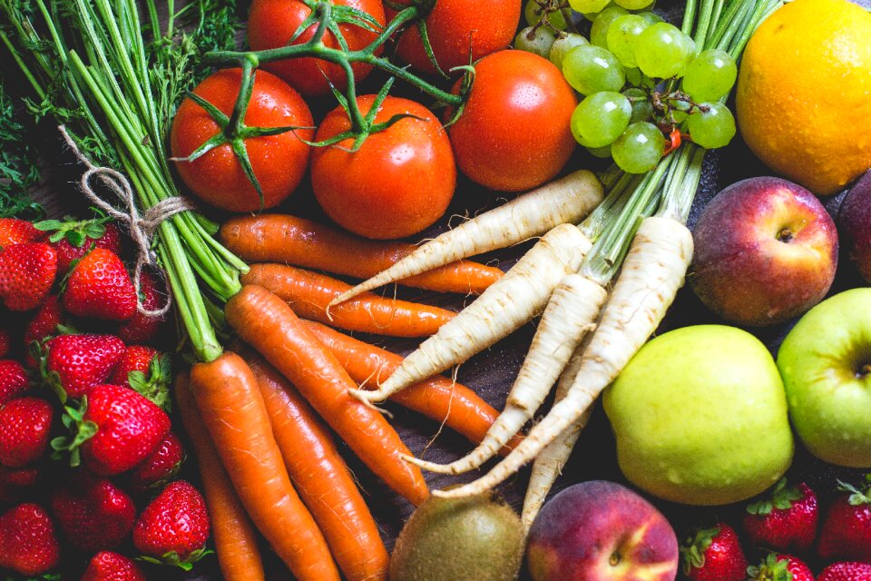 Vegetables fruits food