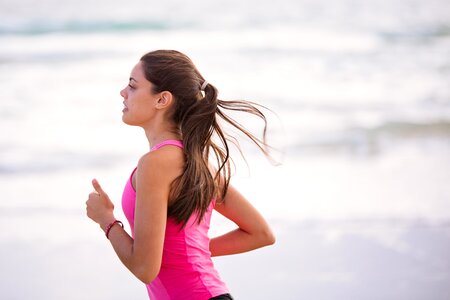Woman exercise jogging photo
