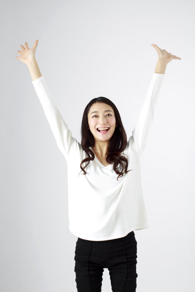 Woman girl joy