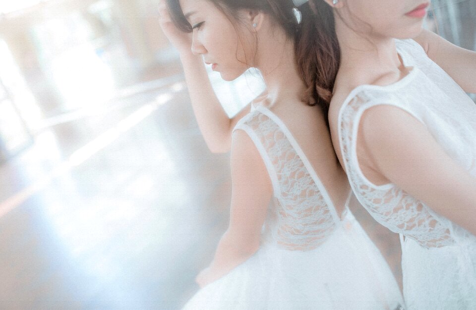 Woman girl portrait ballerina