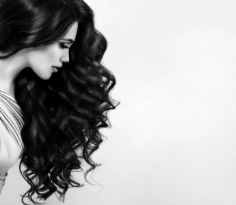 Woman hair photo