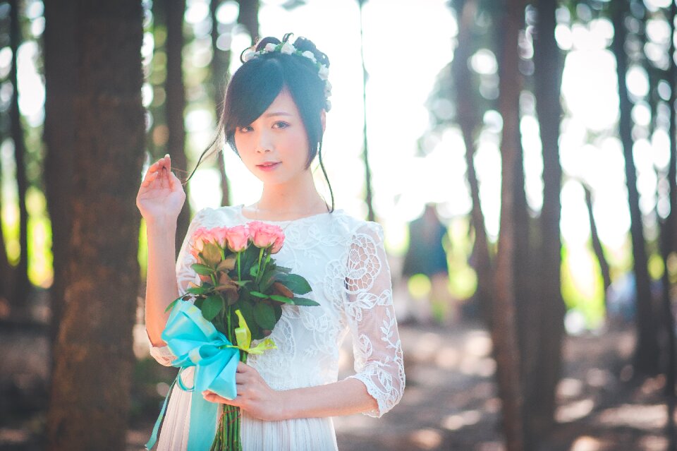 Bride wedding dress