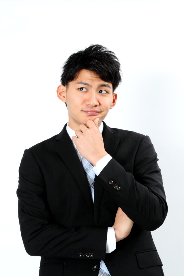 Business man thinking