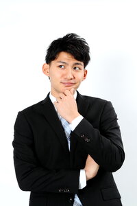 Business man thinking
