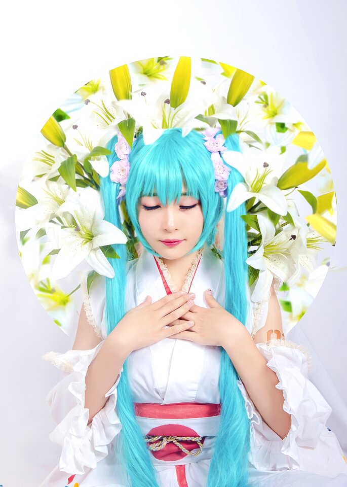 Hatsune miku cosplay