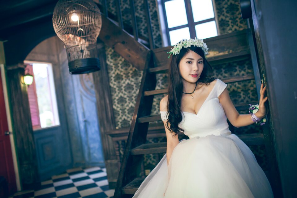 Wedding bride girl woman