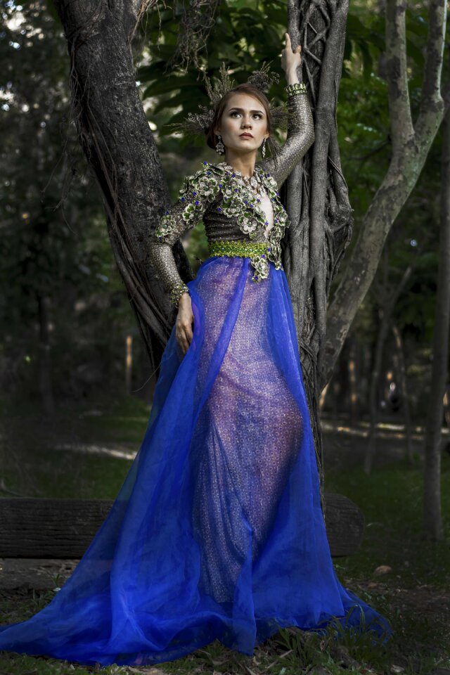 Woman girl dress