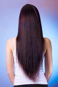 Woman girl hair