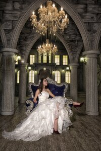 Woman wedding dress photo