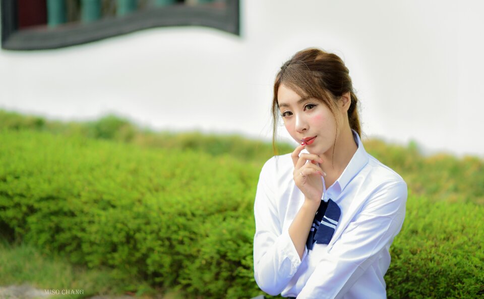 Female high school student
