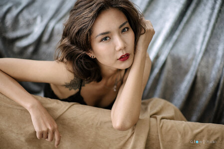 Woman girl portrait
