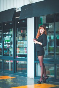 Woman girl portrait
