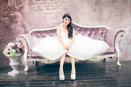 Bride wedding dress