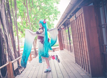 Hatsune miku cosplay