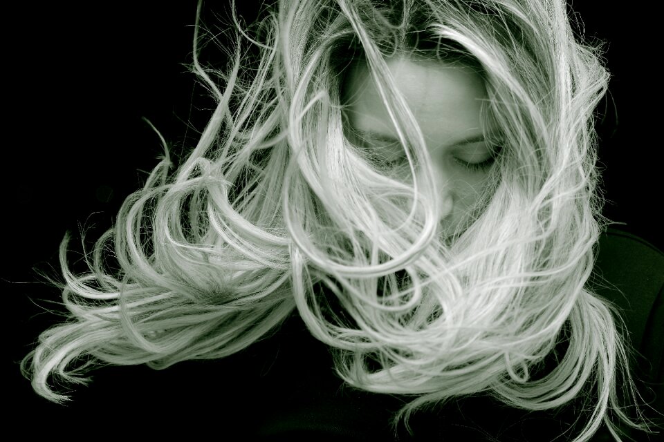 Woman girl portrait