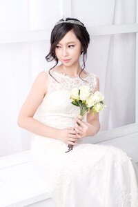 Bride wedding dress