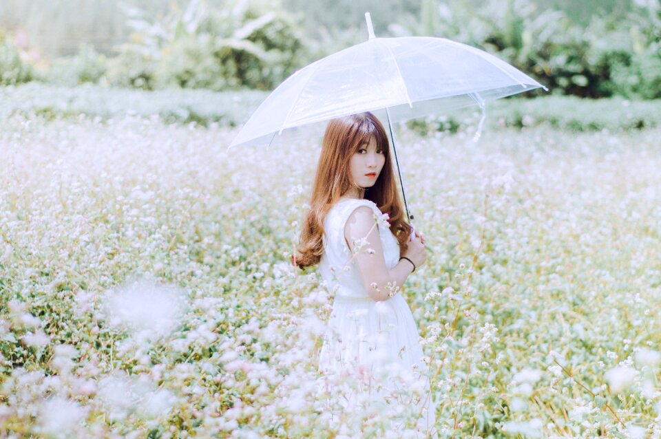 Woman girl portrait