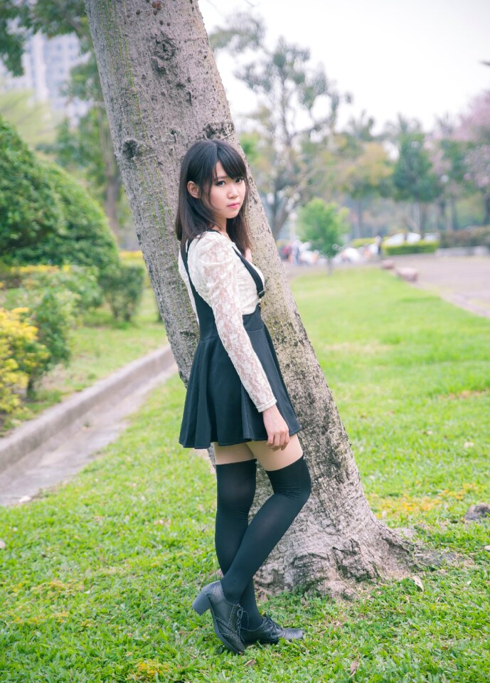 Woman girl portrait