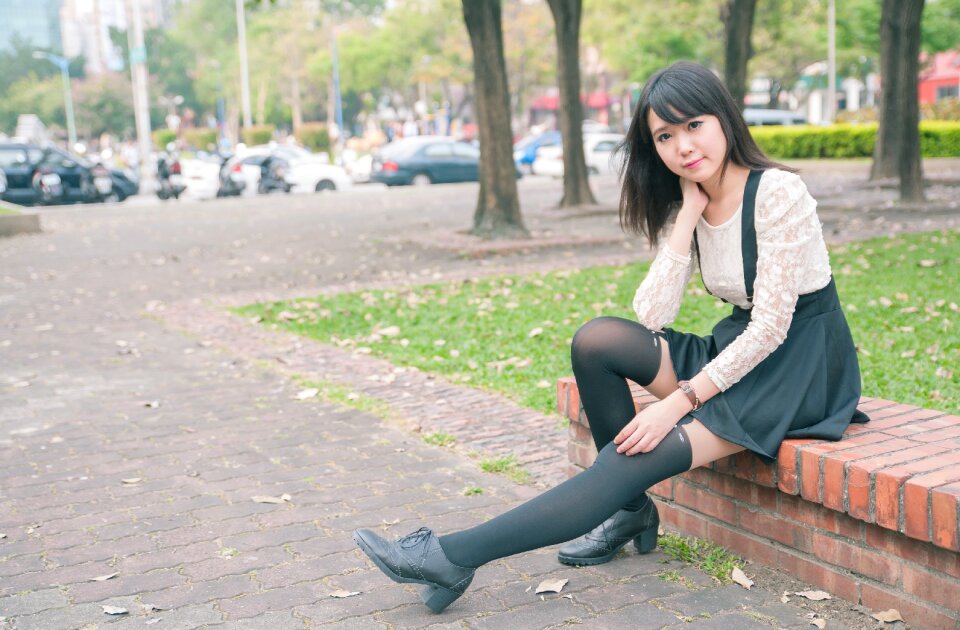 Woman girl portrait