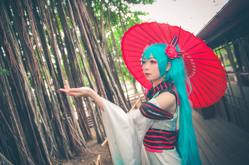Hatsune miku cosplay