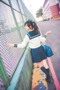 Female high school student