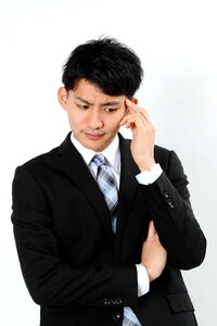 Business man thinking