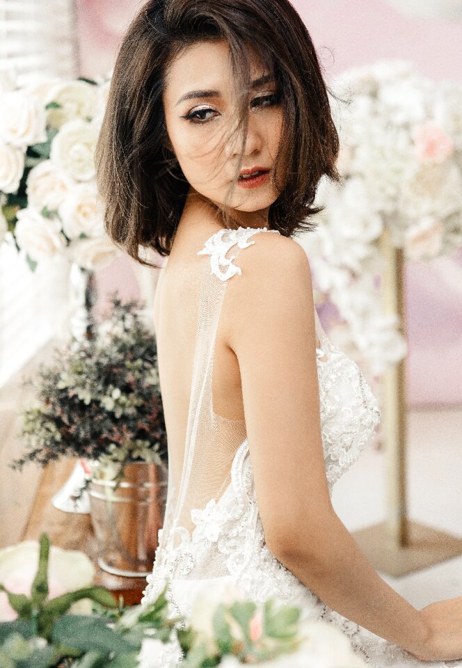 Wedding dress bride