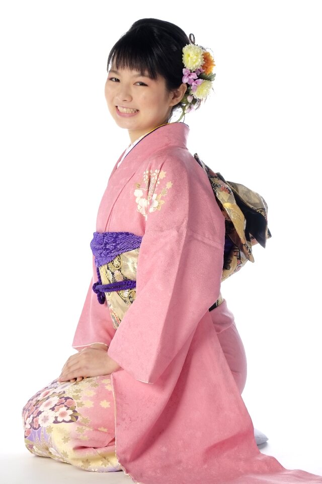Woman girl kimono