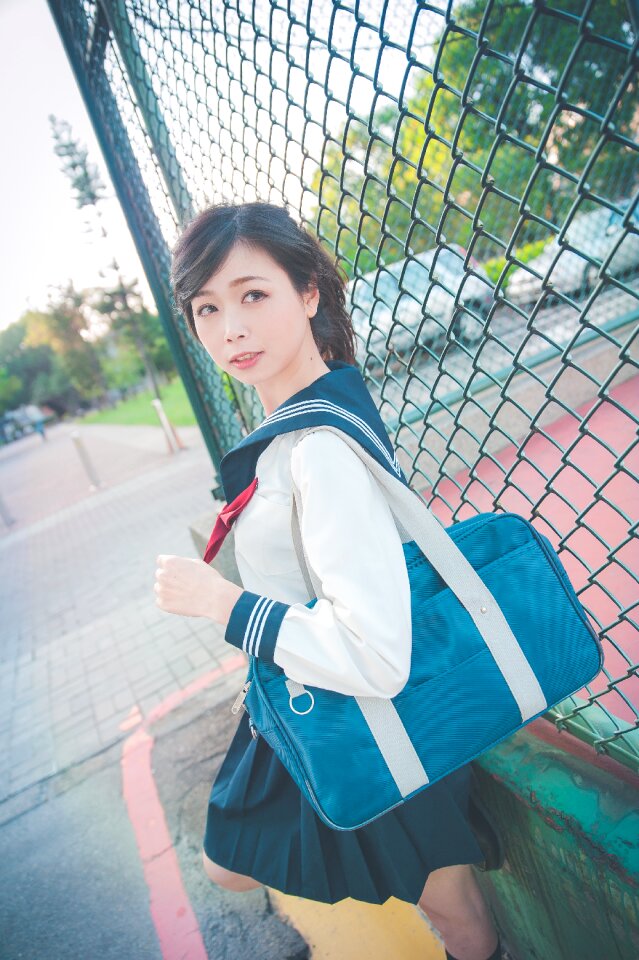 Female high school student