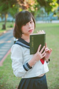 Female high school student