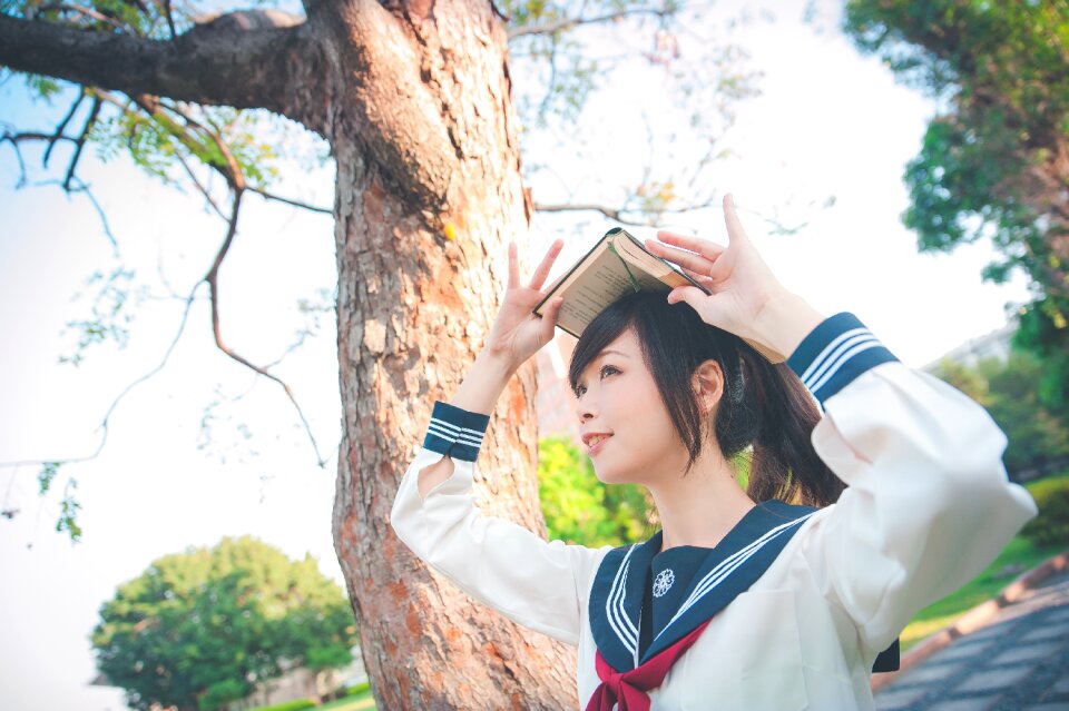 Female high school student