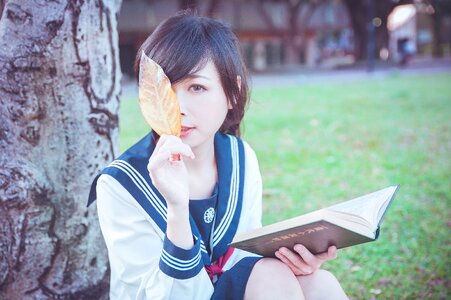Female high school student