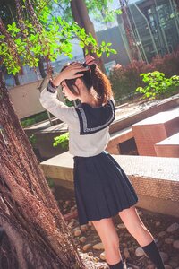 Female high school student