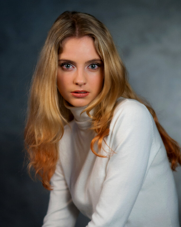 Woman girl portrait