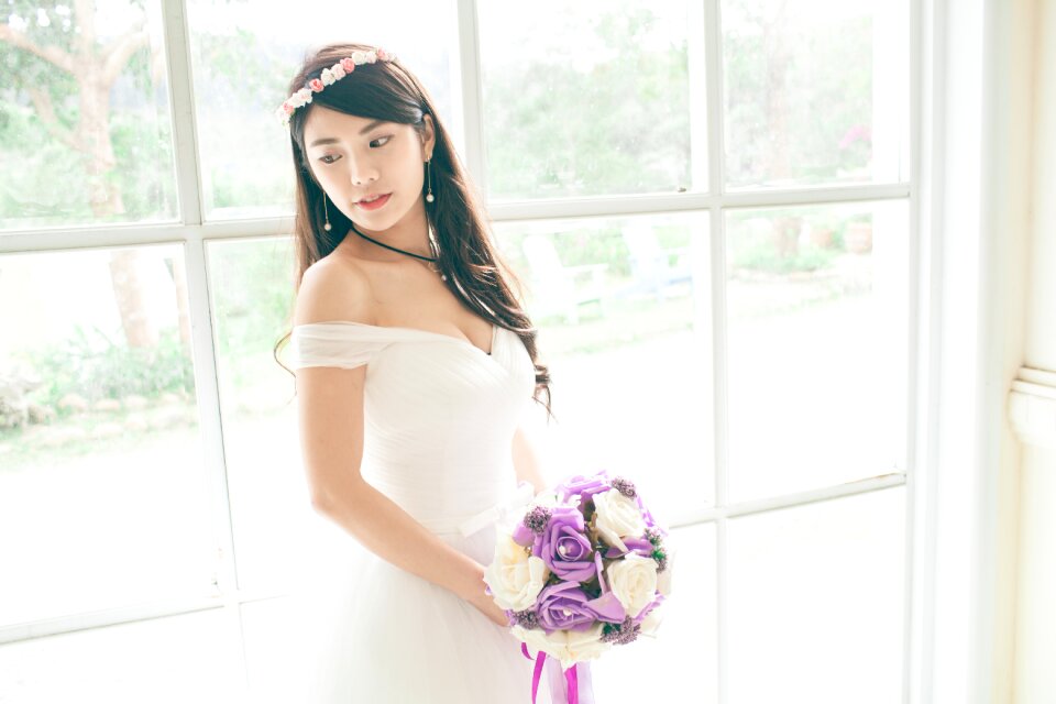 Wedding bride girl woman