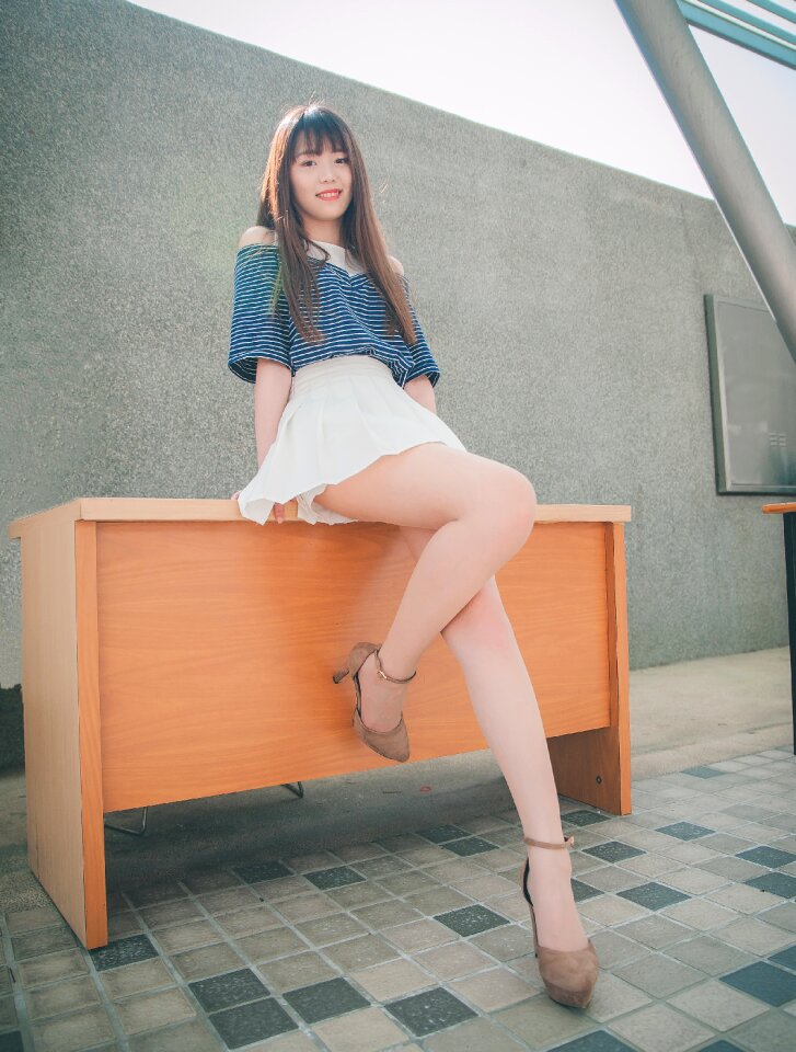 Woman girl portrait