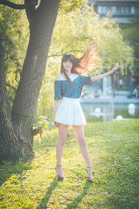 Woman girl portrait