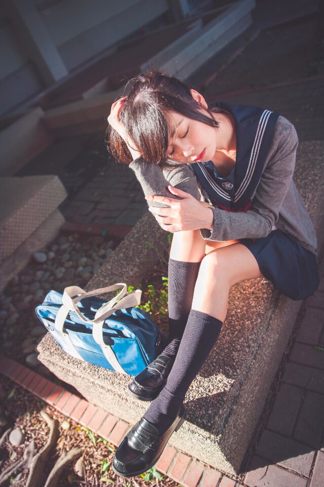 Female high school student