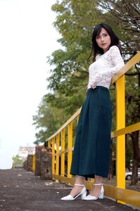 Woman girl portrait