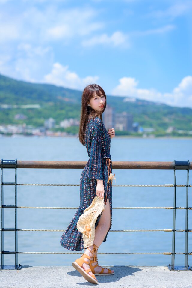 Woman girl portrait