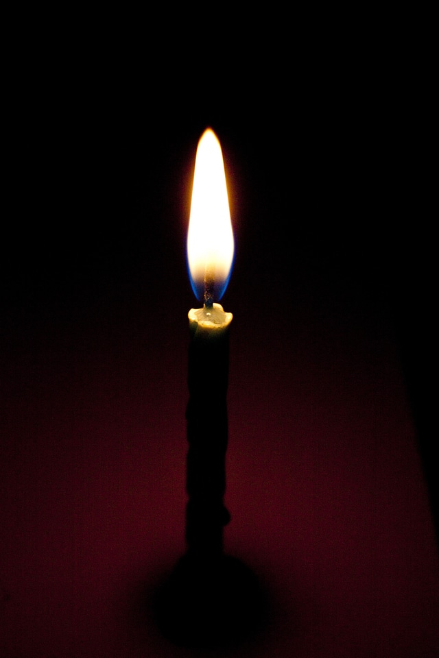Burning light candlelight photo