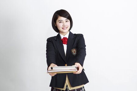 Female high school student