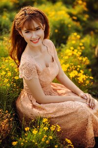 Woman girl portrait