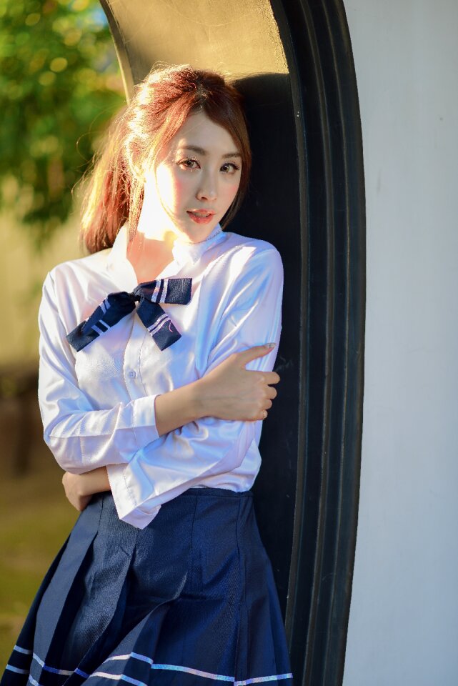 Female high school student