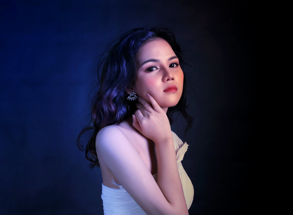 Woman girl portrait