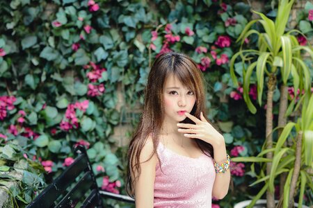 Woman girl portrait