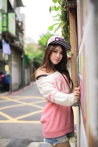 Woman girl portrait
